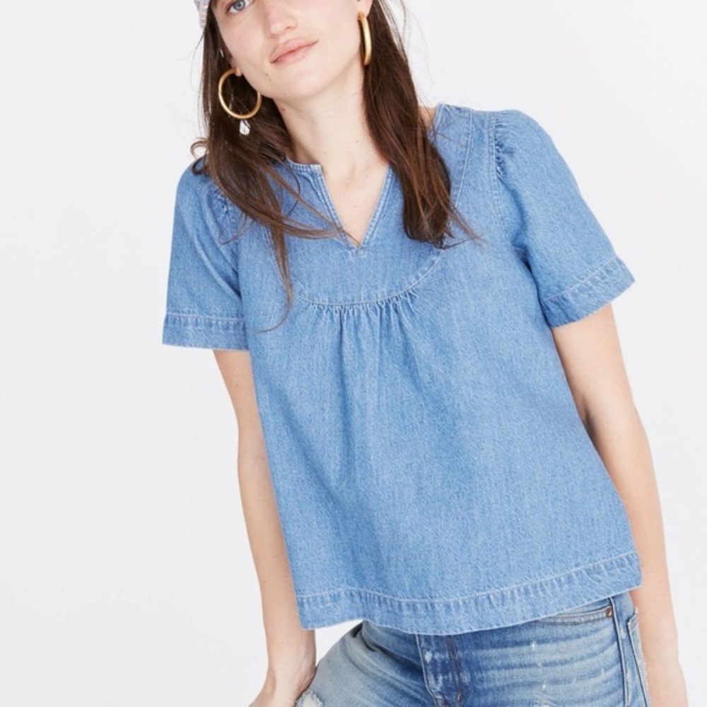 Madewell Denim Top